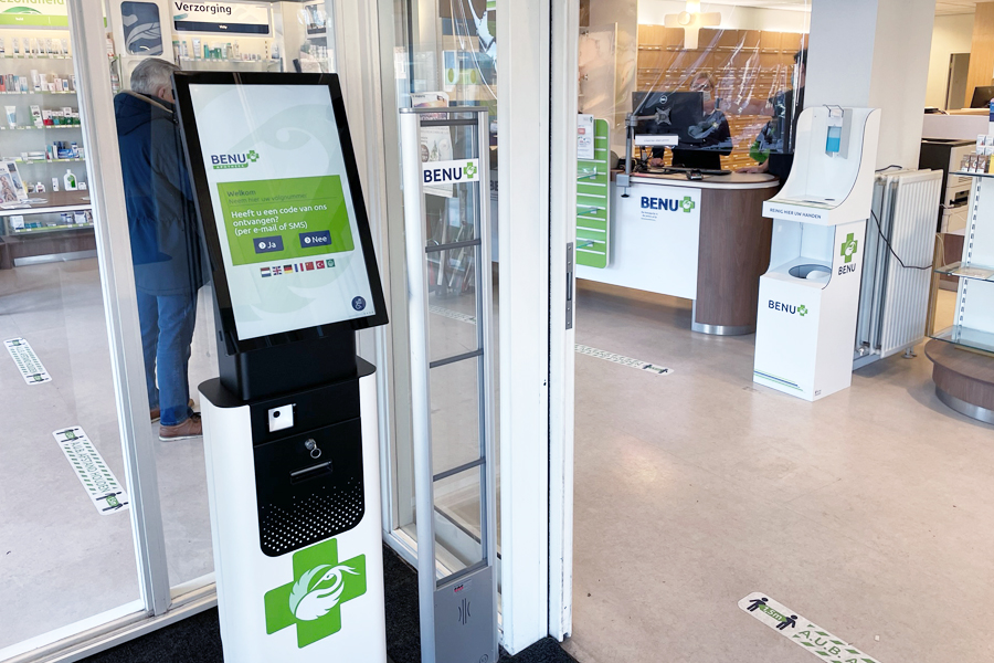 BENU selfservice kiosk bij Apotheek